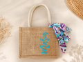 Personalized Name Mini Jute Tote