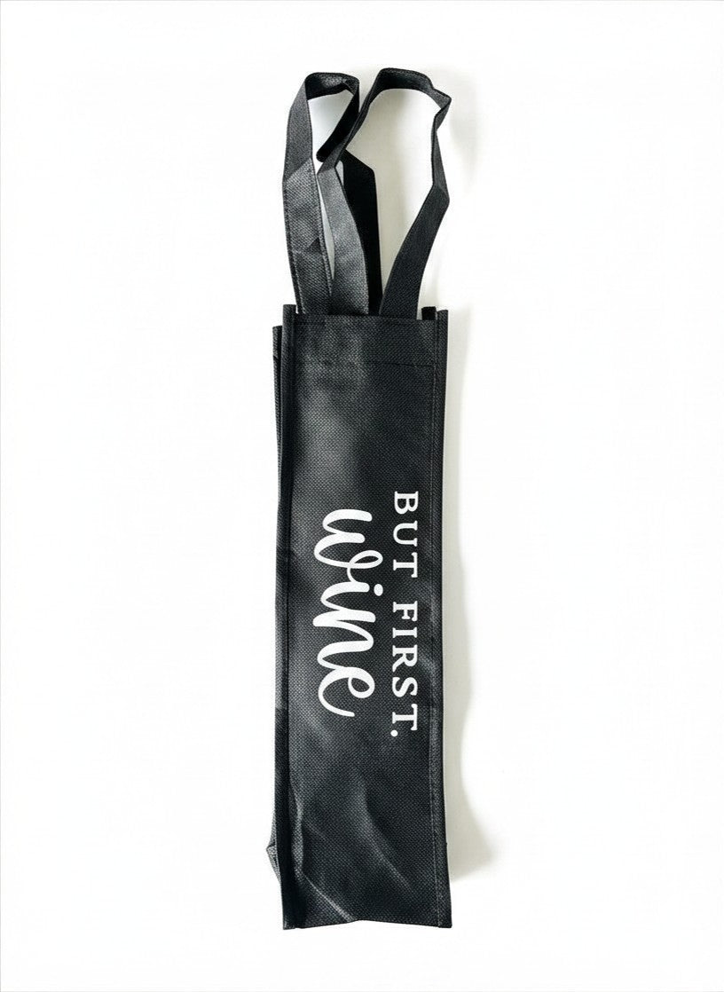 But First Wine Wine Bag