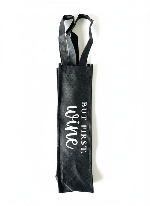 But First Wine Wine Bag