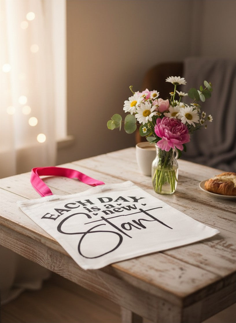 Each Day Is A New Start Tote