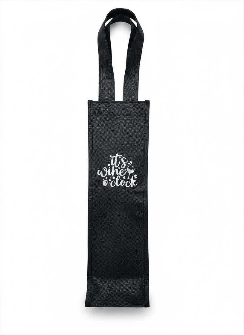 It's Wine O'Clock Wine Bag