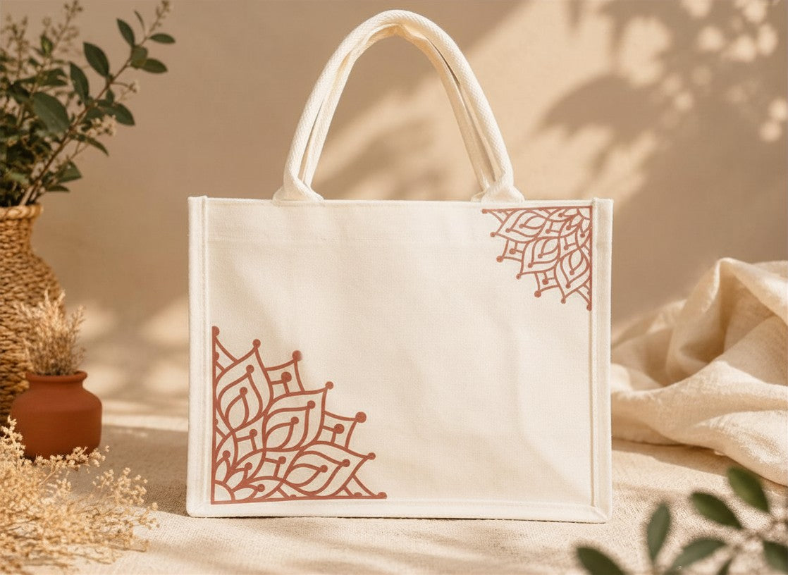 Mandala Corner Tote