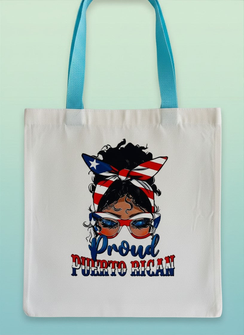 Proud Puerto Rican Bandana Tote