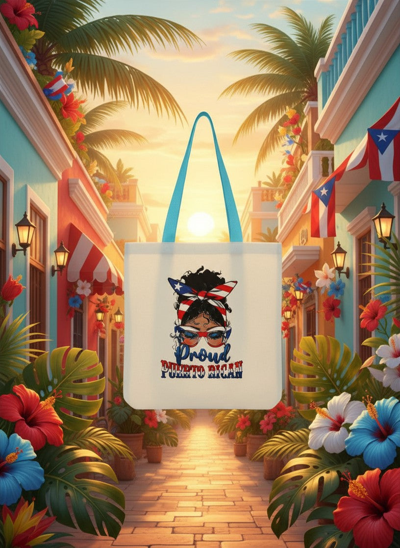 Proud Puerto Rican Bandana Tote