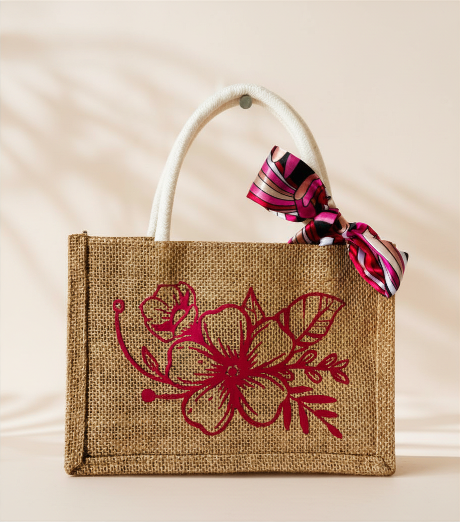 Amapola Mini Jute Tote
